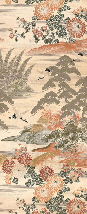 无人,竖图,室内,白天,正面,爱情,河流,石头,水,植物,松树,刺绣,花纹,艺术,装饰,盛开,石子,手工艺品,河水,水流,桥,花蕾,文化,石桥,拱桥,栈桥,花,花瓣,花朵,鲜花,树,树木,绿色,自然,工艺品,花苞,花蕊,菊花,拱形,生长,成长,人行桥,石拱桥,华丽,修饰,苏绣,吉祥,点缀,高雅,斑纹,坚定,高洁,自信心,品位,衬托,美观,雅致,雅观,长寿,怀恋,清净,真情,寿客,秋菊,贞洁,石块,彩图,女红,针绣,针黹,黹