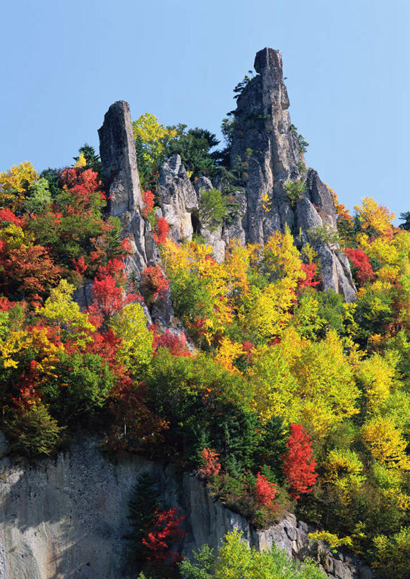 无人,公园,竖图,室外,白天,正面,旅游,度假,石头,美景,森林,山,山脉,树林,植物,枫树,北海道,日本,亚洲,阴影,光线,石子,影子,景观,山顶,山峰,山峦,娱乐,树,树木,蓝色,绿色,蓝天,天空,阳光,自然,群山,天,享受,休闲,景色,放松,生长,晴朗,成长,自然风光,东亚,沉积岩,万里无云,日本国,北海道地方,北海道岛,槭树,糖枫,糖槭,糖槭树,国立公园,层云峡,颠峰,极峰,水成岩,石块,岩石,晴空,晴空万里,彩图,大雪山国立公园