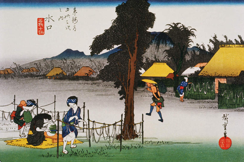 东方人,无人,家,木屋,栏杆,站,坐,横图,插画,室内,白天,正面,绘画,山,山脉,植物,日本,亚洲,五个人,艺术,标志,文字,栅栏,字符,篱笆,山峰,围栏,山峦,许多人,古典,图画,注视,黄种人,文化,标识,传统,护栏,住宅,画,树,树木,绿色,自然,工艺品,群山,观察,看,品味,题字,站着,一群人,汉字,晒,生长,成长,观看,整理,美术,察看,高雅,关注,中文,漫画,东亚,记载,日本国,写实,具体,具象,美学,自信心,品位,印文,国文,华文,落款,题名,木版画,男人,男性,年轻男性,年轻女性,女人,女性,亚洲人,站立,坐着,彩图,全身,茅舍,茅屋,棚屋,小木屋,小屋