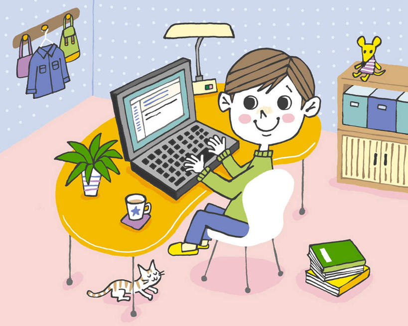 西方人,儿童,一个人,无人,笑,微笑,横图,插画,室内,白天,正面,游戏,纯洁,电脑,笔记本电脑,数码,科技,植物,台灯,桌子,杯子,书籍,玩具,欧洲,欧洲人,仅一个男性,仅一个人,阴影,服装,网络,瓷器,咖啡杯,盆景,陶瓷制品,高光,几何,计算机图形,玩,合成,图画,休闲装,娱乐,通讯设备,书桌,画,小孩,衣服,课桌,仅一个小孩,休闲,休闲服,可爱,童年,童趣,益智,服饰,活动,电脑合成图,数码合成图,无线,查找,发泄,消遣,智力,瓷杯,通信设备,无线网络,漫画,无线上网,便携式电脑,童真,烂漫,无邪,写实,具体,具象,宣泄,天真,手提电脑,男孩,男人,男性,白种人,孩子,书,图书,玩耍,嬉戏,彩图,全身,男生