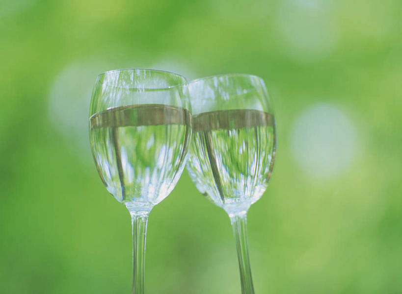 无人,横图,室外,特写,白天,正面,水,静物,杯子,叶子,许多,朦胧,模糊,透明,高脚杯,液体,绿叶,红酒杯,饮用水,玻璃制品,两个,酒杯,矿泉水,嫩叶,透视,葡萄酒杯,蒸馏水,叶,叶片,玻璃杯,彩图