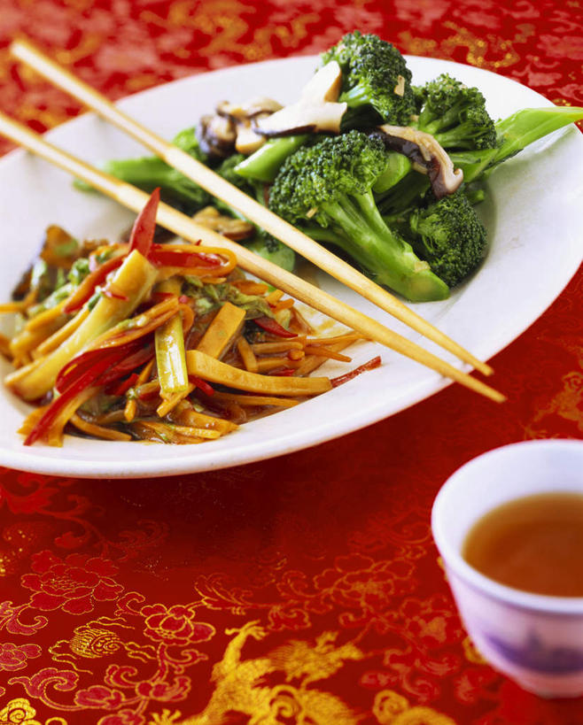 无人,竖图,俯视,室内,特写,白天,烹饪,中餐,幸福,茶,筷子,桌面,桌子,蔬菜,杯子,餐具,一双,阴影,朦胧,模糊,新鲜,光线,木制,碟子,盘,影子,陶瓷,花菜,花椰菜,菌菇,西兰花,香菇,肉,茶叶,料理,食品,陶瓷制品,菌类,文化,娱乐,传统,咕咾肉,咕噜肉,猪肉,菜肴,美食,肉类,食物,盘子,木制品,水杯,碟,两只,享受,休闲,温馨,中式,食用菌,放松,乐趣,佳肴,有机食品,绿色食品,礼节,提神,舒适,醒脑,礼仪,肉食,豚肉,甜酸肉,茶杯,进餐用具,彩图,高角度拍摄