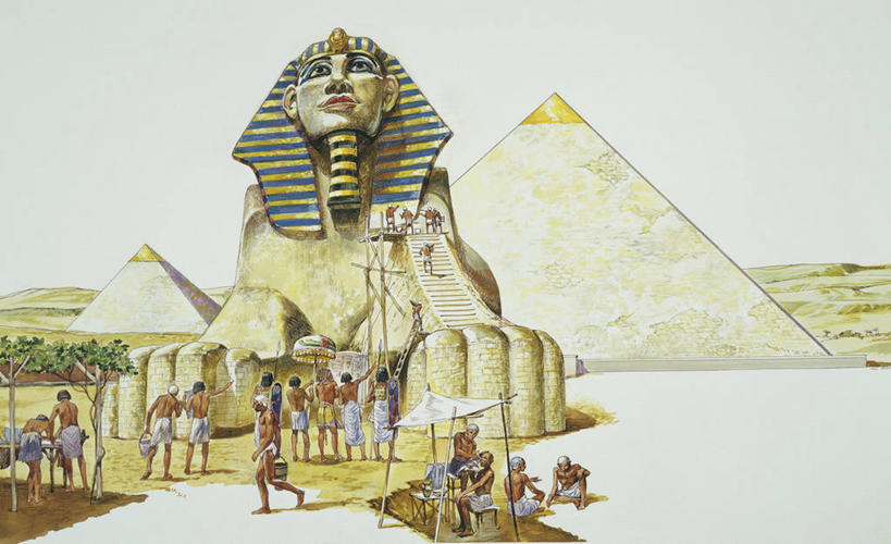 成年人,人群,站,坐,横图,插画,室外,白天,旅游,度假,绘画,建筑业,数码,科技,名胜古迹,地标,建筑,非洲,埃及,亚洲,阴影,遗迹,艺术,网络,许多人,高光,几何,计算机图形,古典,合成,图画,古迹,历史,文化,文物,娱乐,古建筑,裸露,画,树,衣服,工艺品,地标建筑,品味,一群人,职业,享受,休闲,躯干,旅游胜地,金字塔,放松,美术,考古学,电脑合成图,数码合成图,高雅,陵墓,中东,狮身人面像,合成图,地中海文化,裸,漫画,古文明,北非,中东文化,埃及文化,吉萨,吉萨金字塔,胡夫金字塔,海夫拉金字塔,门卡乌拉金字塔,古代七大奇迹,写实,具体,具象,阿拉伯埃及共和国,金字塔之国,棉花之国,古夫王金字塔,卡拉夫王金字塔,孟卡拉王金字塔,方锥形,美学,阿非利加洲,古埃及文明,古代文明,男人,男性,胸部,彩图,传统服装,旅行,标志性建筑,过去