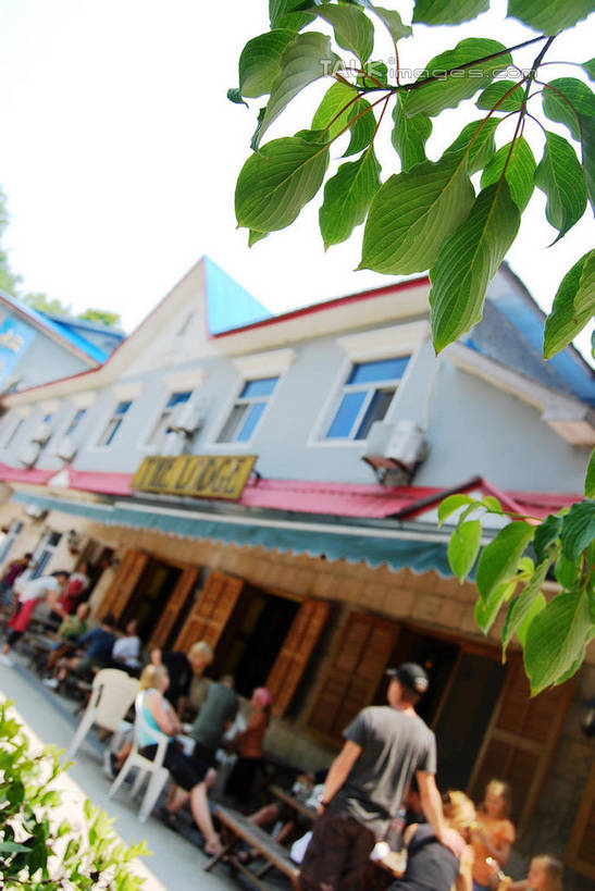 西方人,餐厅,家,站,坐,竖图,室外,白天,正面,植物,餐桌,桌子,椅子,欧洲,欧洲人,行人,游客,游人,阴影,服装,光线,影子,房屋,木椅,屋子,许多人,休闲装,楼房,路人,旅客,住宅,树,树木,衣服,绿色,天空,阳光,自然,天,站着,一群人,休闲,休闲服,服饰,生长,成长,餐台,过客,男人,男性,年轻男性,年轻女性,女人,女性,白种人,站立,坐着,半身,彩图,房子,餐馆,饭店,饭馆,shxw1