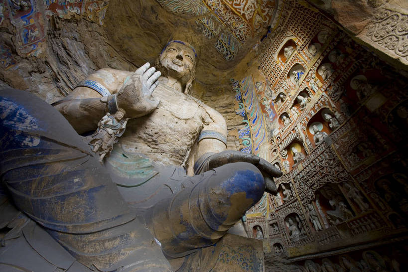 横图,彩色,室外,白天,旅游,建筑,雕塑,大同,中国,亚洲,装饰,纹路,雕像,纹理,文化遗产,历史,佛,古代,摄影,佛教,古代建筑,华丽,修饰,点缀,中国文化,石窟,东亚,山西省,肌理,云冈石窟,中华人民共和国,衬托,美观,雅致,雅观,古远,古代文明,神龛,彩图,旅行,目的地,传统文化,bj174
