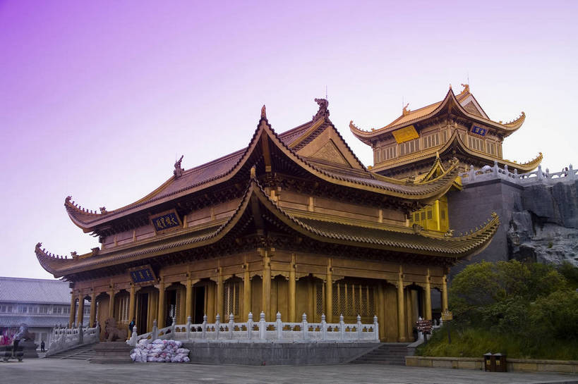 寺庙,横图,彩色,室外,白天,旅游,度假,名胜古迹,标志建筑,地标,建筑,峨眉山,中国,亚洲,遗迹,景观,文化遗产,建筑群,古典,古迹,文物,娱乐,建设,古建筑,享受,休闲,旅游胜地,放松,摄影,四川省,中国文化,古文明,东亚,中华人民共和国,旅行,庙,bj174